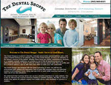 Tablet Screenshot of dentalshoppe.com